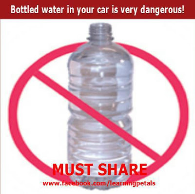 Bottled Water in Your Car is Very Dangerous