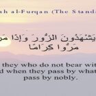 The True Servants Of The Merciful One Are Those | Quran