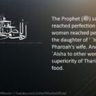 The Superiority Of Aisha (RA) To Other Women Is Like The Superiority Of Tharid To Other Kinds Of Food