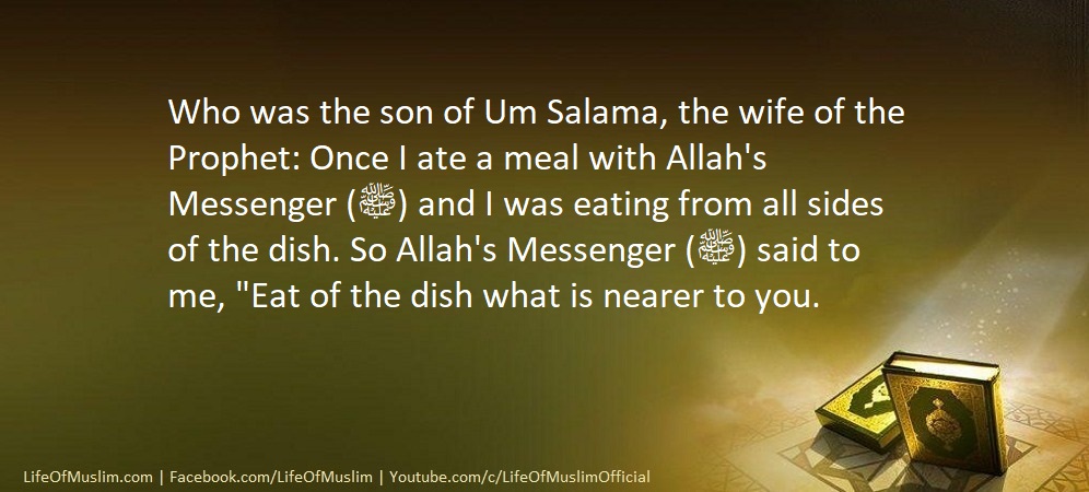 Eat Of The Dish What Is Nearer To You