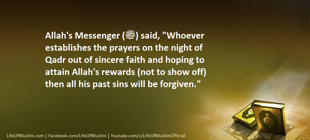 To Establish The Prayers On The Night Of Qadr Is A Part Of Faith