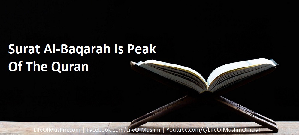 Surat Al-Baqarah Is Peak Of The Quran