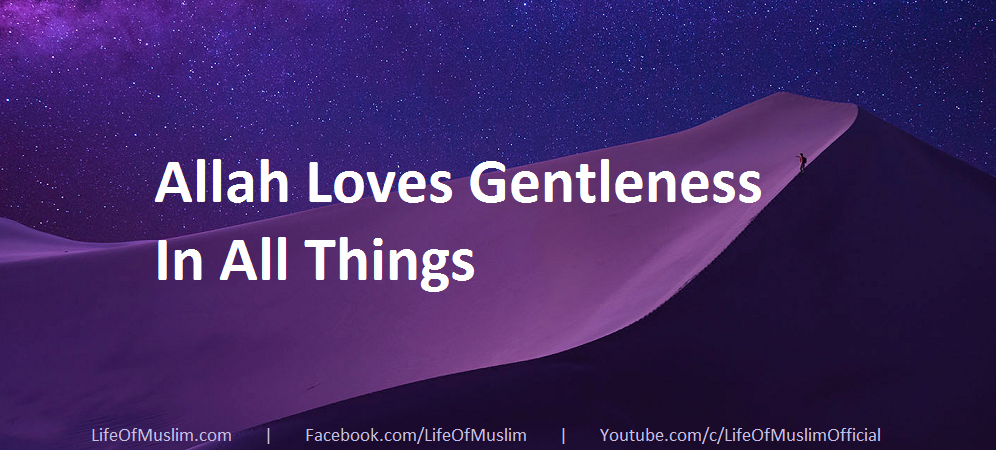 Allah Loves Gentleness In All Things