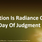 Ablution Is Radiance On The Day Of Judgment
