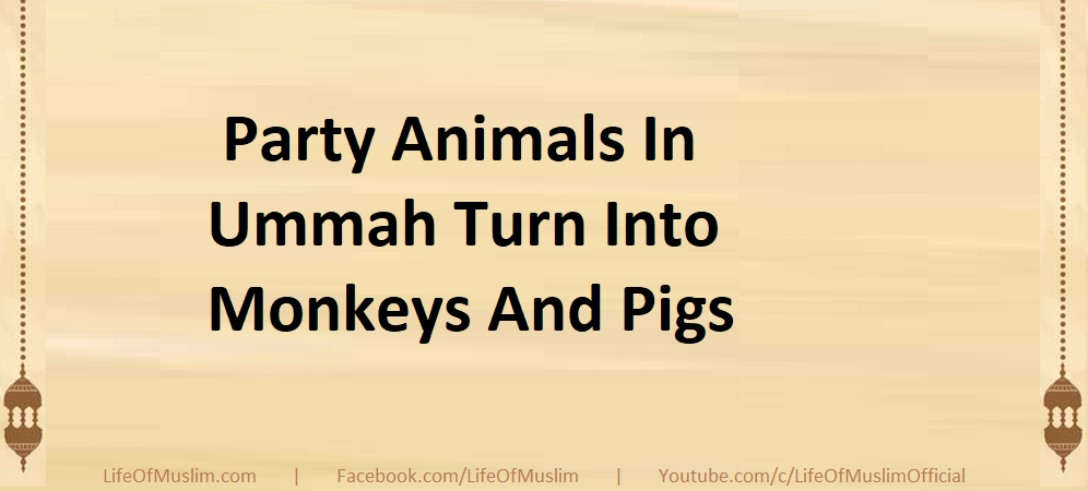 Party Animals In Ummah Turn Into Monkeys And Pigs