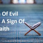 Rejection Of Evil Thoughts A Sign Of Sincere Faith
