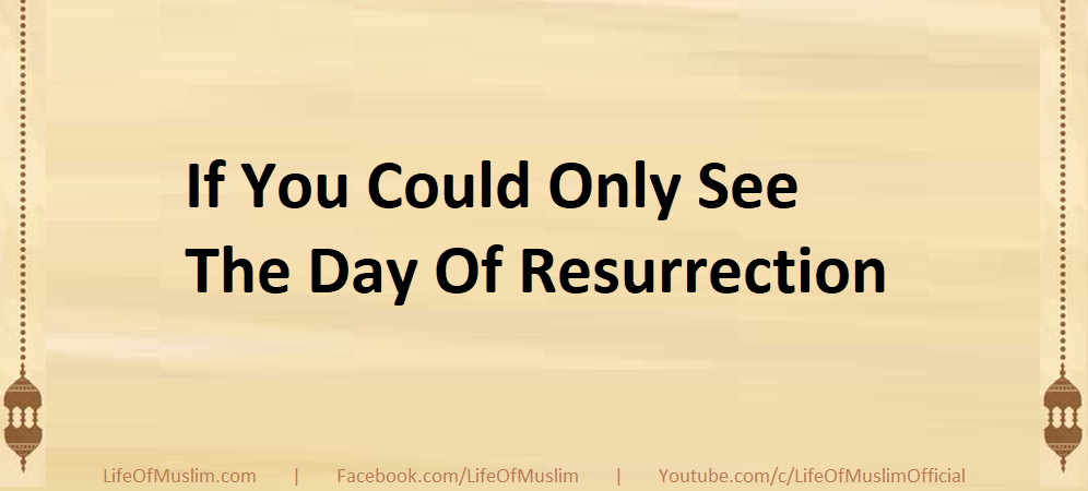 If You Could Only See The Day Of Resurrection
