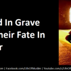 Deceased In Grave Shown Their Fate In Hereafter
