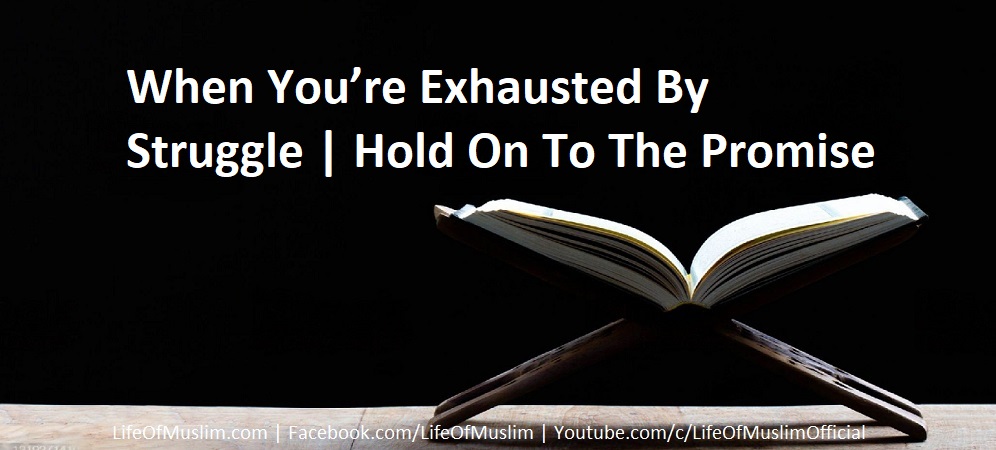 When You’re Exhausted By Struggle | Hold On To The Promise