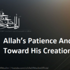 Allah’s Patience And Mercy Toward His Creation