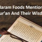 Four Haram Foods Mentioned In The Qur’an And Their Wisdom