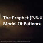 The Prophet (P.B.U.H): A Model Of Patience In Hardship