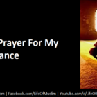 Establish Prayer For My Remembrance