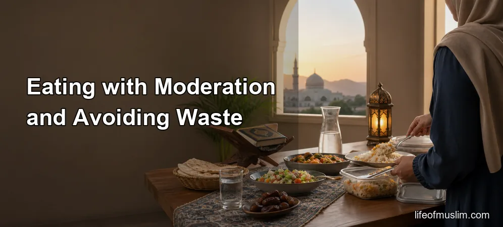Eating with Moderation and Avoiding Waste