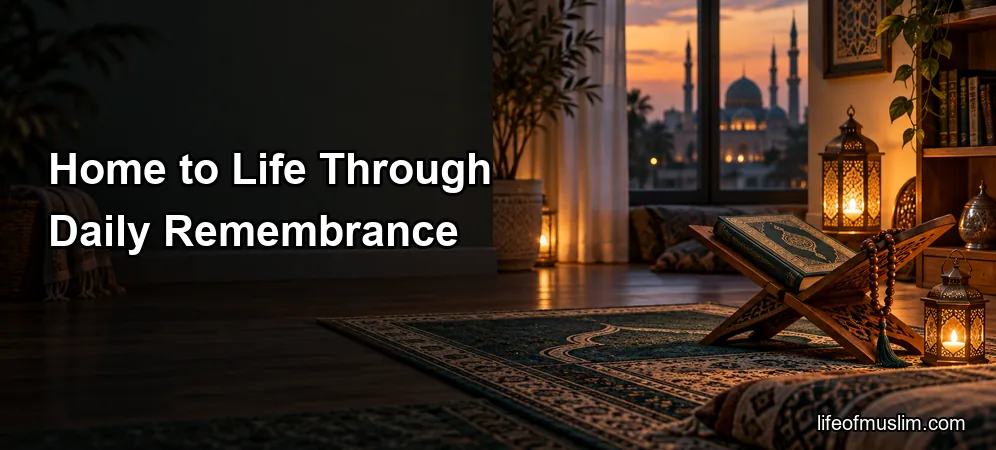 Bringing the Home to Life Through Daily Remembrance of Allah
