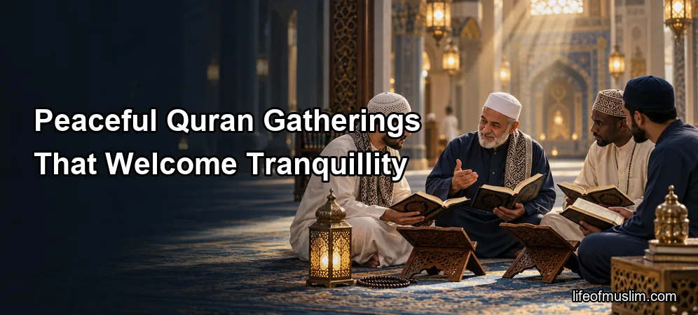 Creating Peaceful Quran Gatherings That Welcome Tranquillity and Mercy