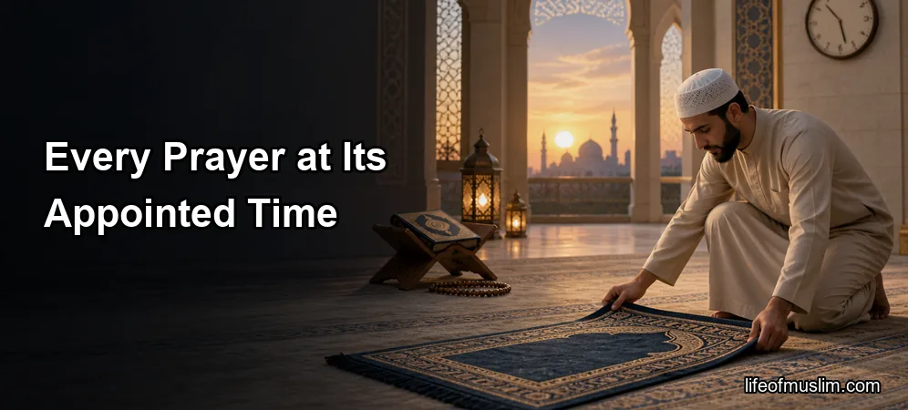 Guarding Every Prayer at Its Appointed Time Throughout the Day