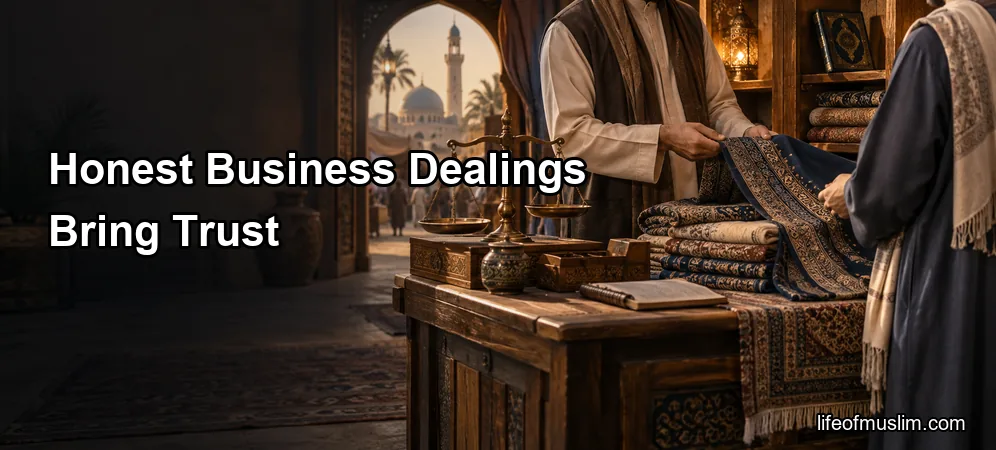 Honest Business Dealings Bring Trust, Clarity, and Lasting Blessing
