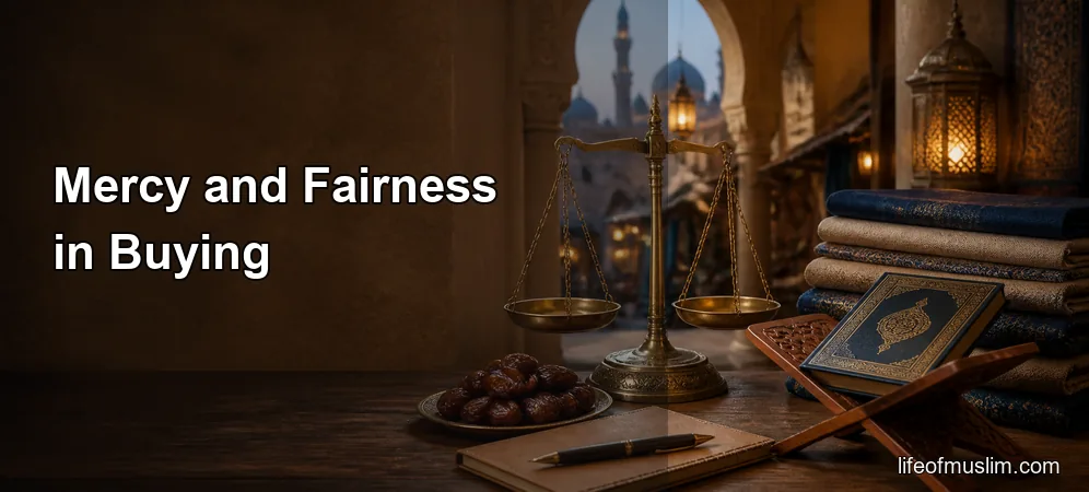 Practising Mercy and Fairness in Buying, Selling, and Repayment