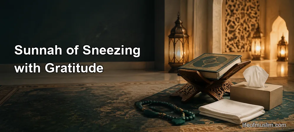 Practising the Sunnah of Sneezing with Gratitude and Kind Replies