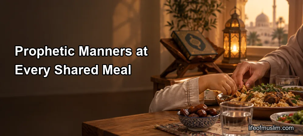 Teaching Children Simple Prophetic Manners at Every Shared Meal