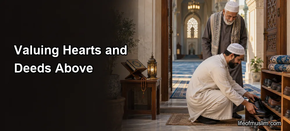 Valuing Hearts and Deeds Above Wealth, Faces, and Appearances