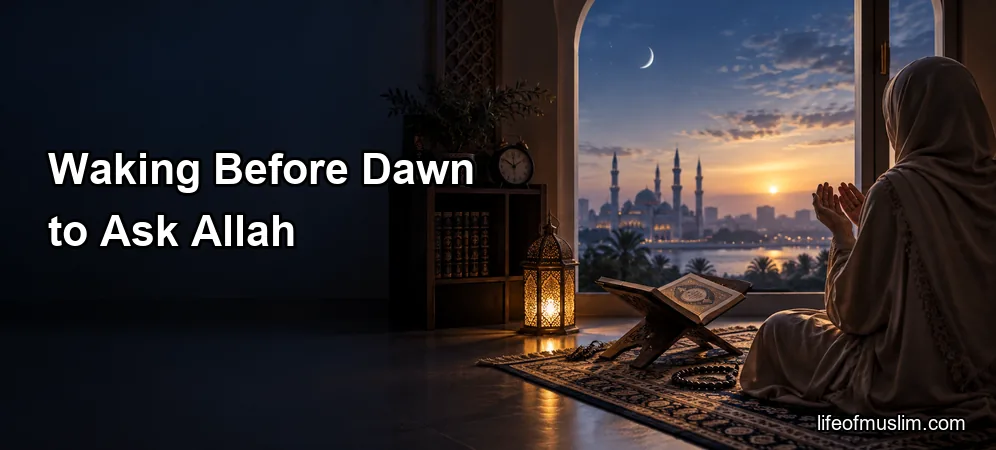 Waking Before Dawn to Ask Allah with Hope and Humility