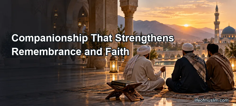 Choosing Companionship That Strengthens Remembrance and Steady Faith
