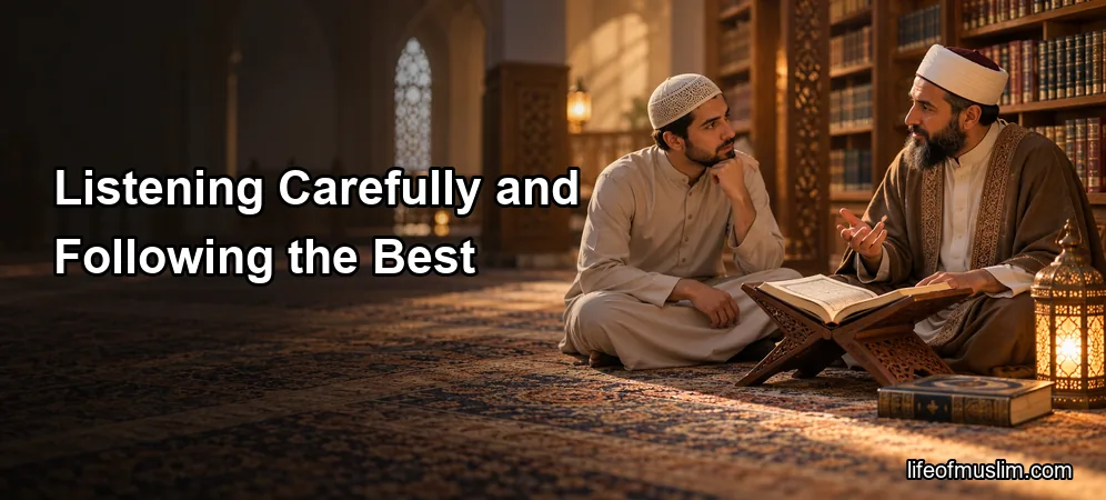 Listening Carefully and Following the Best Guidance With Discernment