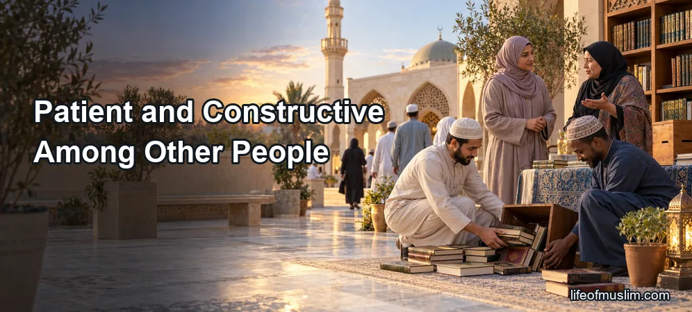 Remaining Patient and Constructive While Living Among Other People