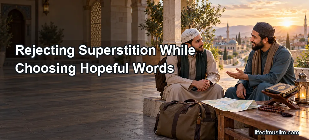 Rejecting Superstition While Choosing Hopeful Words and Responsible Daily Action