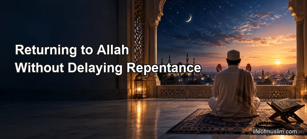 Returning to Allah Without Delaying Repentance Through Day and Night