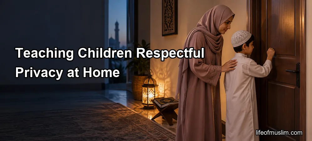 Teaching Children Respectful Privacy at Home During Three Daily Times